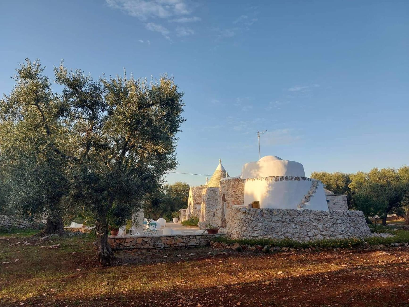 לינה וארוחת בוקר גרוטליה Trulli Di Spinaruta מראה חיצוני תמונה