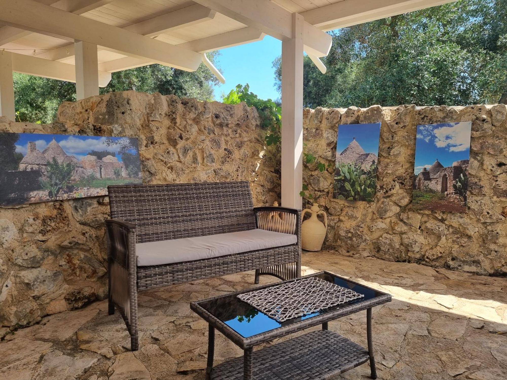לינה וארוחת בוקר גרוטליה Trulli Di Spinaruta מראה חיצוני תמונה
